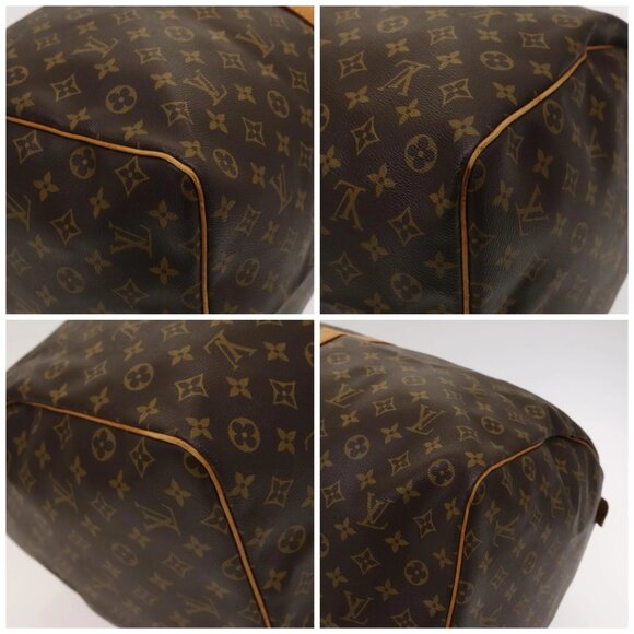 LOUIS VUITTON Monogram Keepall Bandouliere 55 Boston Bag M41414 LV Auth 119520 - Picture 14 of 16